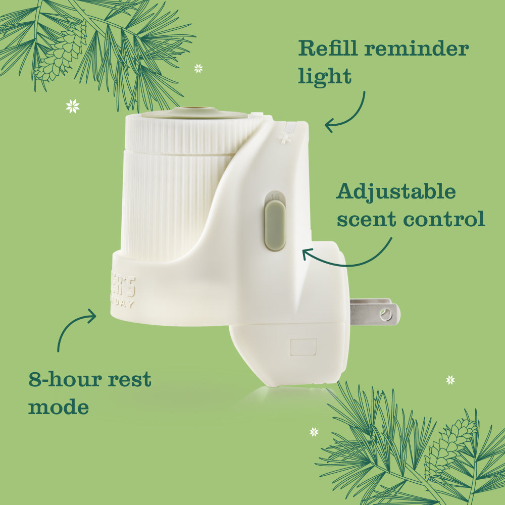 Iowa Pine Plug In Scented Oil Warmer With Refill - Image 7