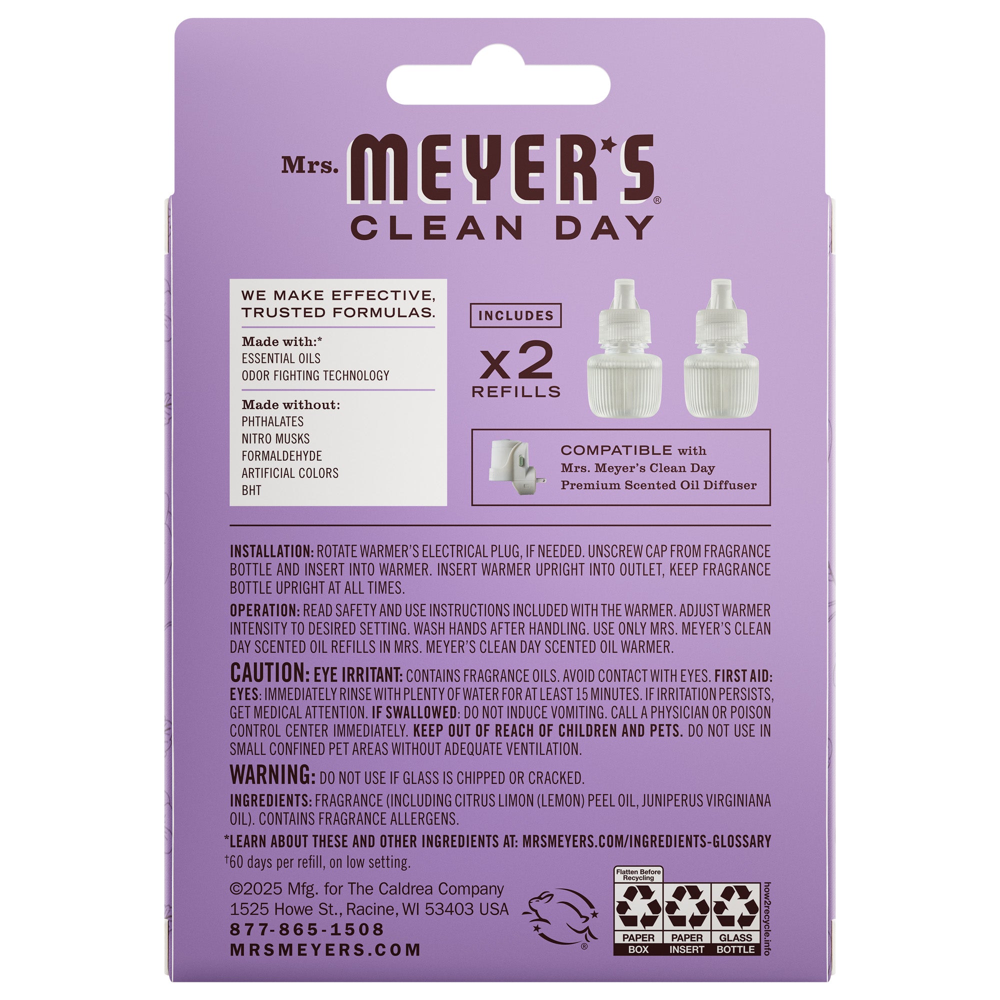 Compassion Flower Plug In Scented Oil Refill. 2-Pack - Image 3