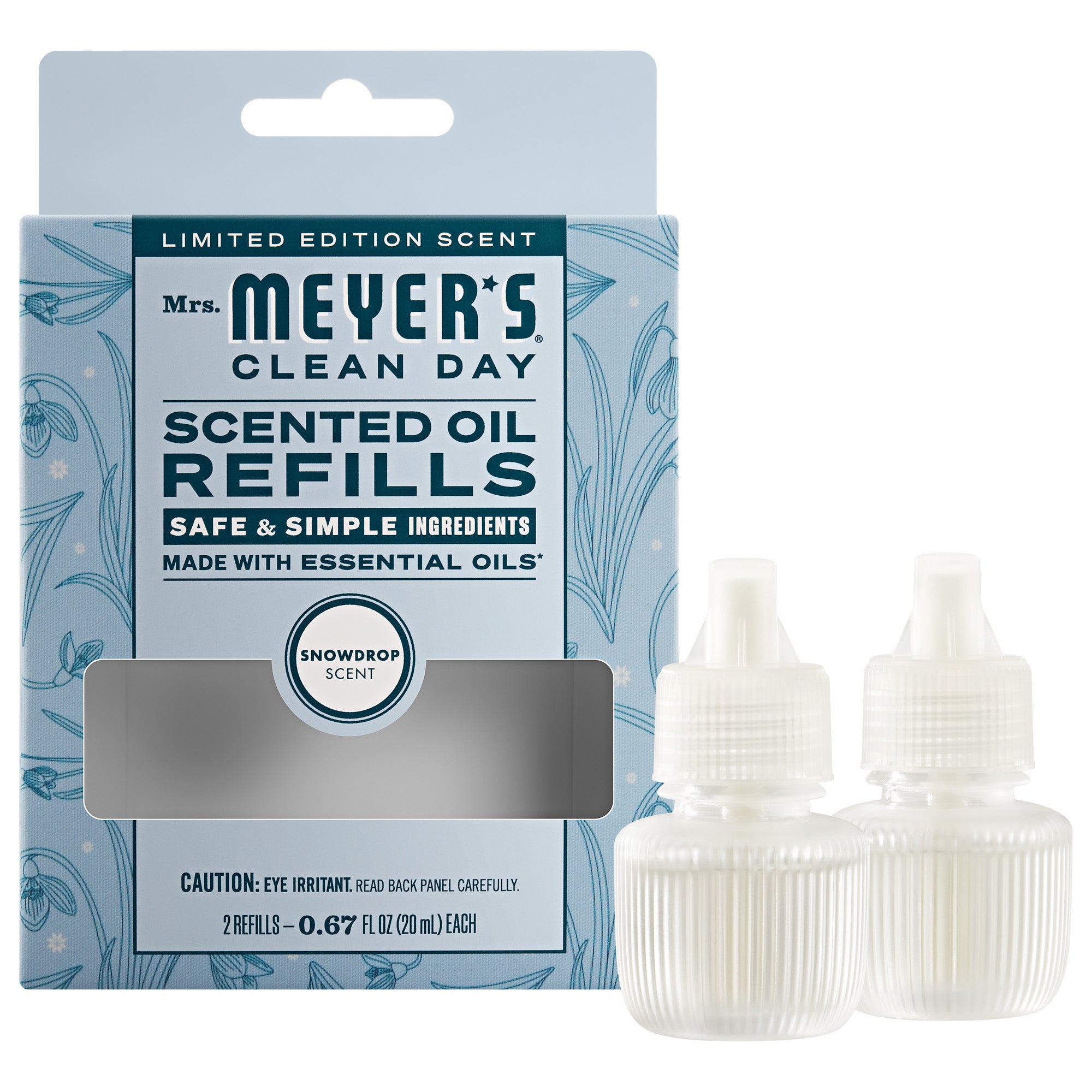 Snowdrop Plug In Scented Oil Refill. 2-Pack